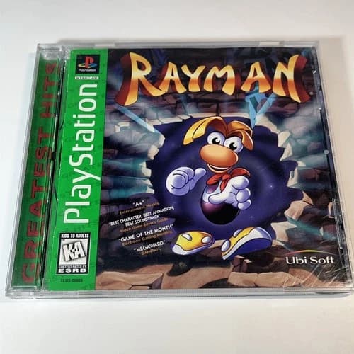 Rayman (Sony PlayStation 1 PS1 1995) Greatest Hits CIB Complete Tested & Working