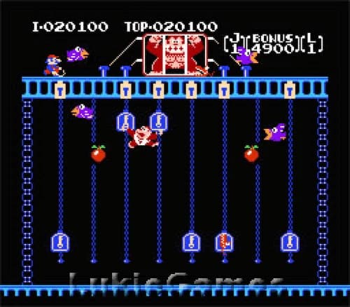 Donkey Kong Jr. Junior - Rare NES Nintendo Game