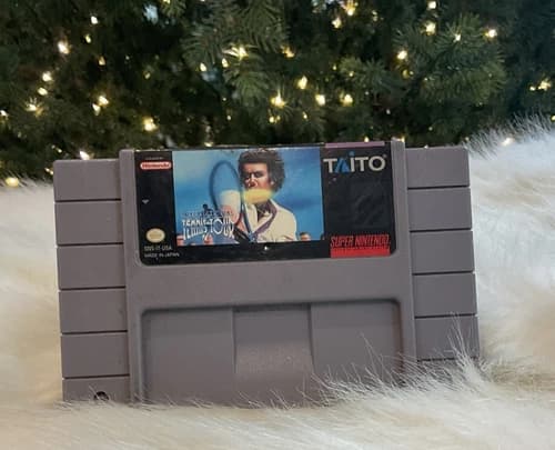International Tennis Tour SNES Game Super Nintendo Wimbledon Pete Sampras