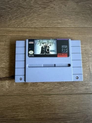 The Addams Family Values Super Nintendo SNES Tested Works Authentic