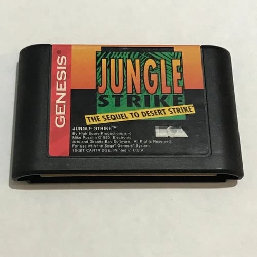 Jungle Strike The Sequel to Desert Strike (Sega Genesis, 1993) Tested