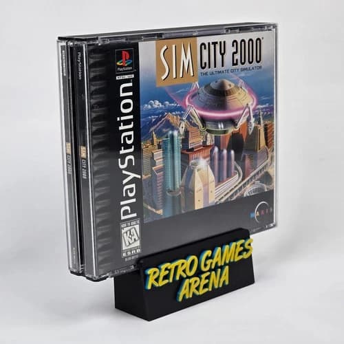 Sim City SimCity 2000 (PlayStation 1 PS1) Black Label CIB COMPLETE