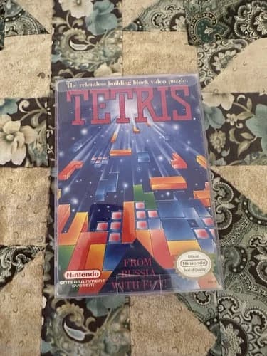 Tetris (Nintendo Entertainment System, 1989) Cib Tested Working
