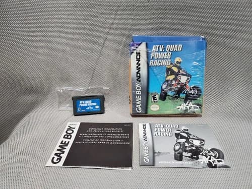 ATV Quad Power Racing (Nintendo Gameboy Advance Game Boy GBA) Complete CIB
