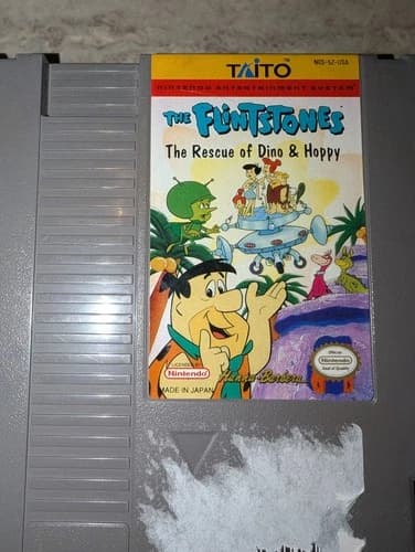 Flintstones The Rescue of Dino and Hoppy (Nintendo NES, 1991) Cart Only Tested