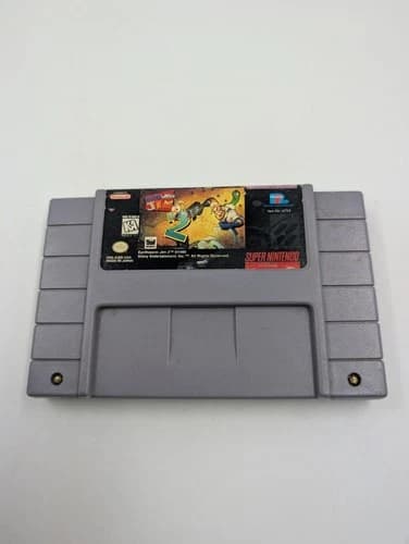 Earthworm Jim 2 (Super Nintendo, 1994) Game Only