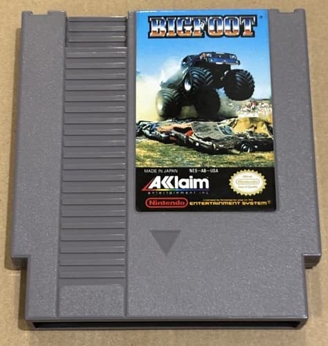 Nintendo NES BigFoot (Cleaned, Tested & Working)