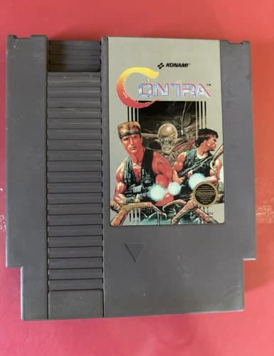 Konami Contra Video Game Series Cartridge for Nintendo NES