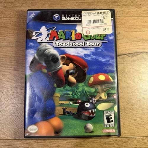 Mario Golf Toadstool Tour Nintendo GameCube Complete Tested With Scratches