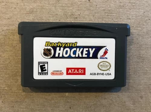 NINTENDO GAME BOY ADVANCE GAME Backyard Hockey TESTED WORKING