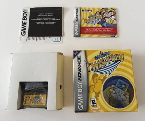 WarioWare: Twisted GBA Game Boy Advance Complete Tested Rumble and Save Working
