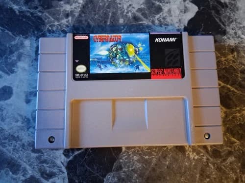 Cybernator SNES Authentic Tested Contacts Cleaned