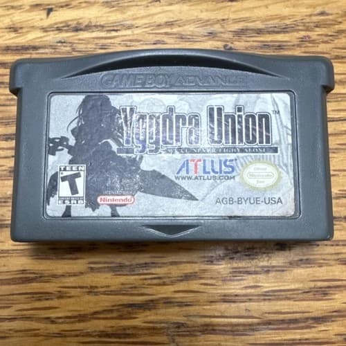 Yggdra Union: We'll Never Fight Alone Game Boy Advance NTSC-U/C authentic loose