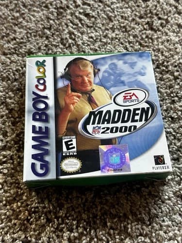 Madden NFL 2000 (Nintendo Game Boy Color, 1999)