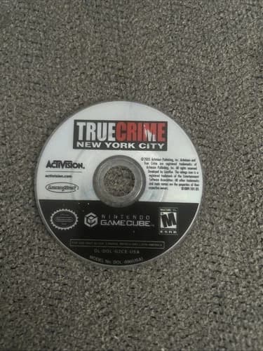 True Crime: New York City (Nintendo GameCube, 2005) - Disc Only -