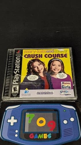 Mary-Kate and Ashley: Crush Course (Sony PlayStation 1, 1999) PS1 CIB Complete