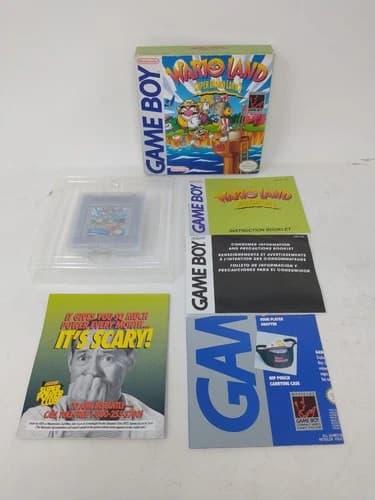 Wario Land Super Mario Land 3 (Nintendo Game Boy 1994) CIB w/ Box Inserts Manual