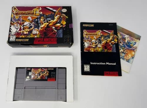 Breath of Fire II 2 COMPLETE CIB (Game Box Manual Map) Super Nintendo SNES