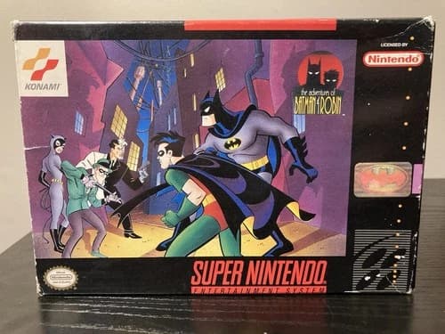 The Adventures of Batman and Robin Super Nintendo Authentic Tested & Working