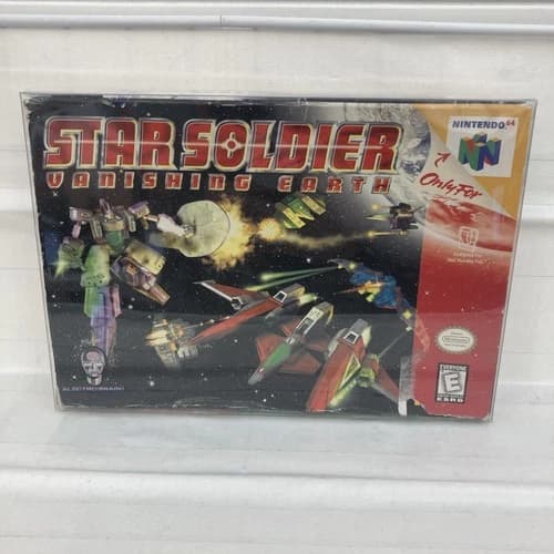 Star Soldier: Vanishing Earth (Nintendo 64 N64) CIB Complete! Tested! Authentic!
