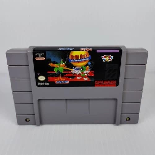 Daffy Duck The Marvin Missions (SNES Super Nintendo) Cart Only - Free - Shipping