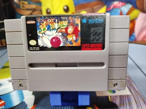 Super Bowling Nintendo SNES 1992 Authentic, Tested