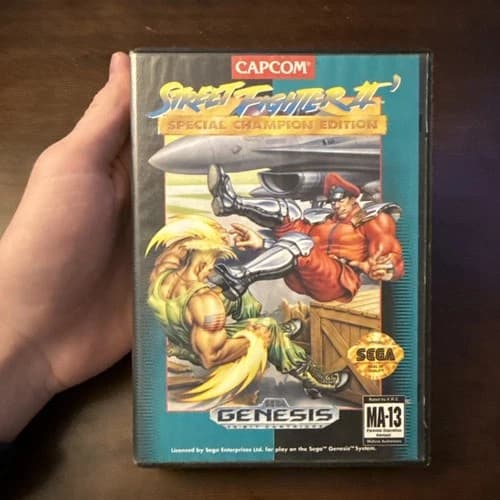 Street Fighter II: Special Champion Edition (Sega Genesis) Complete - Authentic