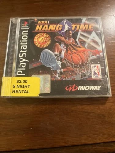 PlayStation 1 PS1 Game NBA Hangtime CIB Complete In Box