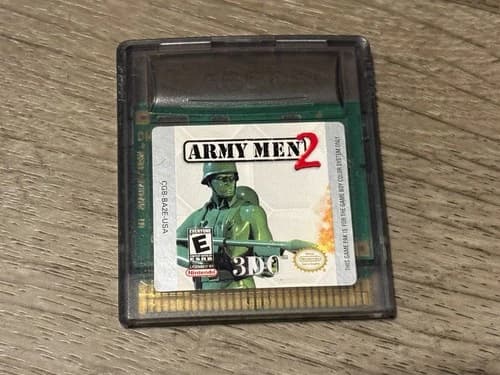 Army Men 2 Nintendo Game Boy Color Cleaned Tested Authentic