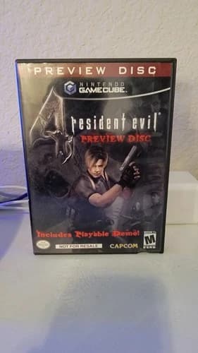 Nintendo GameCube Resident Evil Preview Disc Demo Capcom NTS
