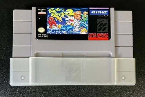 Pocky and Rocky 2 - Super Nintendo - 1994 - Authentic, Tested