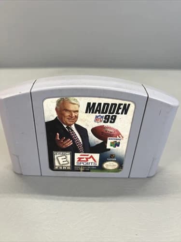 Madden NFL 99 (Nintendo 64, 1999) N64 Football
