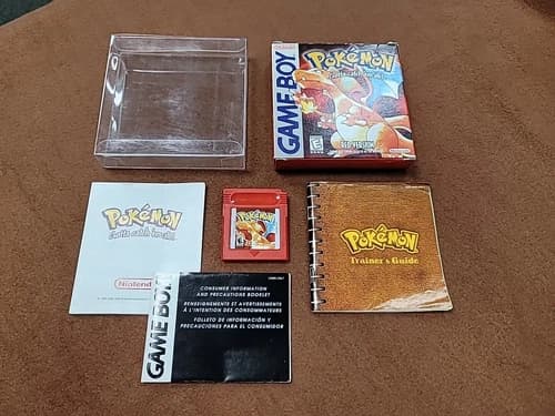 Pokemon Red Version Game Boy GBA Advance Color Complete Original Box Manual CIB!