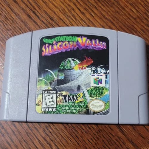 Space Station Silicon Valley N64 Nintendo Authentic Original Tested Working
