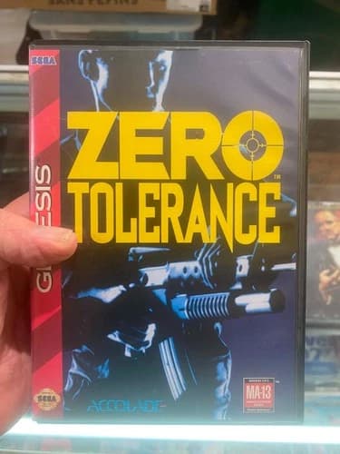 Zero Tolerance Sega Genesis Original Complete CIB