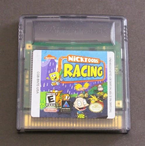 Nicktoons Racing (Nintendo Game Boy Color, 2000) Tested Works