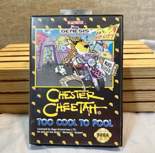 U21396 Chester Cheetah Too Cool to Fool Sega Genesis Complete 10 G3D