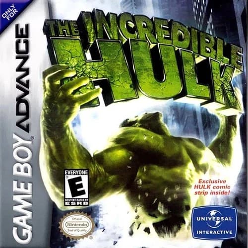 Incredible Hulk - Game Boy Advance GBA Game
