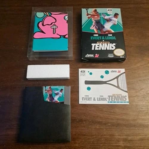 Top Players Tennis (Nintendo Entertainment System, 1990) NES - Complete - Tested