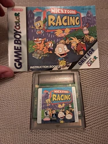 Nicktoons Racing (Nintendo Game Boy Color, 2000)
