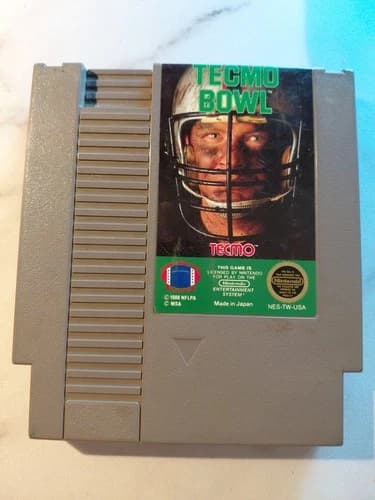 Tecmo Bowl (Nintendo NES, 1989) Game Cartridge Only - Tested