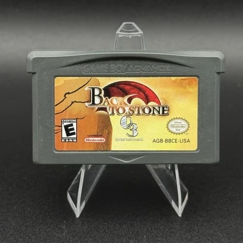 Back To Stone (Nintendo Gameboy Advance GBA, 2006) TESTED - Authentic
