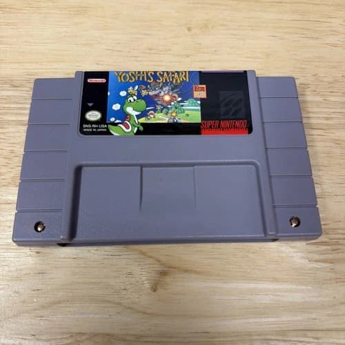 Yoshi's Safari Super Nintendo SNES Game Cartridge Authentic