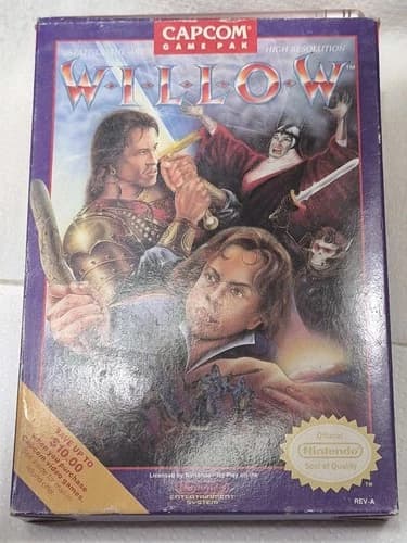 MX Willow NES w/Box and Manual CAPCOM