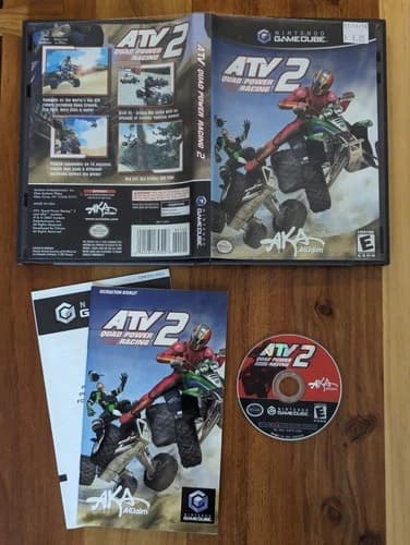 ATV: Quad Power Racing 2 (Nintendo GameCube, 2003) 🔥 CIB Complete w/ Manual