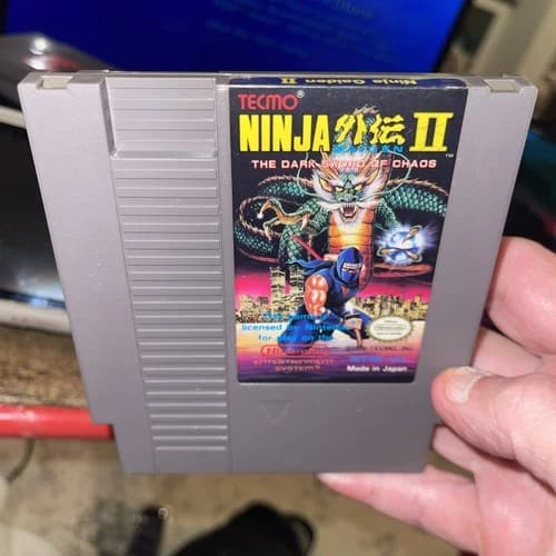 Tested Ninja Gaiden II 2 (Nintendo Entertainment System) NES Tested Free Ship