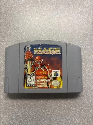Mace The Dark Age Game Cartridge For Nintendo 64 N64 tested