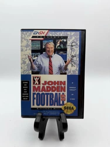 JOHN MADDEN FOOTBALL '93 (Sega Genesis, 1993) - Tested, Complete CIB