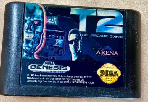 Sega Genesis T2 Arcade GAME ONLY