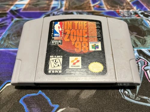 NBA: In the Zone '98 (N64, 1998) Authentic, Tested, Good Cond., Fast Shipping!